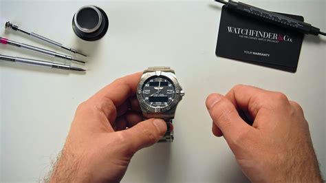 breitling aerospace time setting|setting breitling aerospace watch.